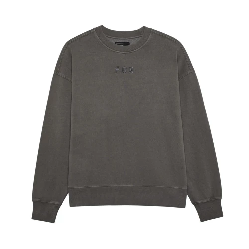 Fox Wordmark Oversized Crew Pullover