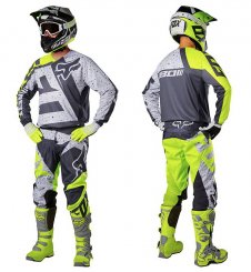 Fox 180 Race MX17 Gear Set (grey/yellow)