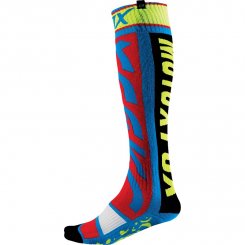 Fox FRI Divizion 16 Thin Sock (blue/yellow)